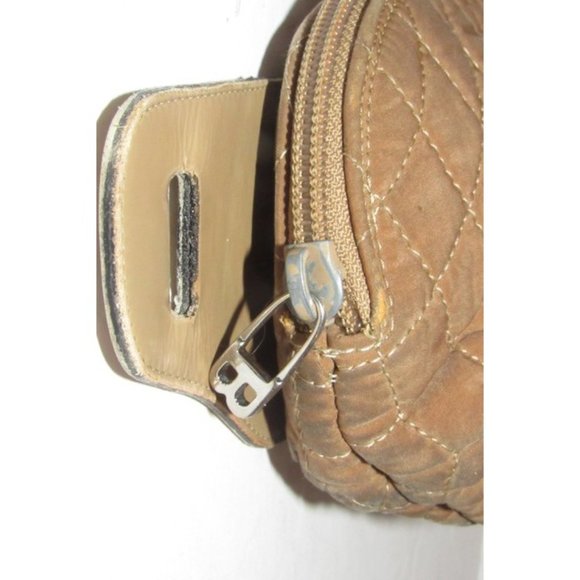 Bally Tangold Leather Chrome Belt Bag Fanny Pack Designer Wallet - Picture 7 of 11